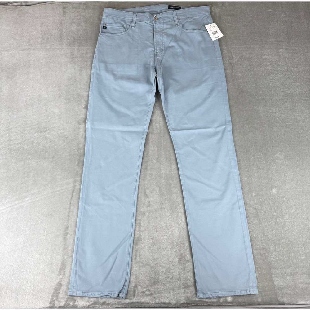 Adriano Goldschmied AG Tellis Modern Pants Mens 35x34 Coldwater Slate $198 NWT